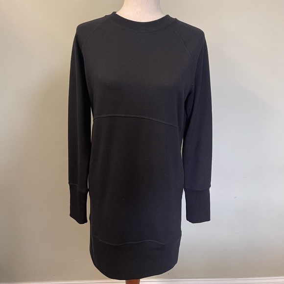 Athleta Black Bounce Back Sweatshirt Dress - Size XS - Picture 2 of 11